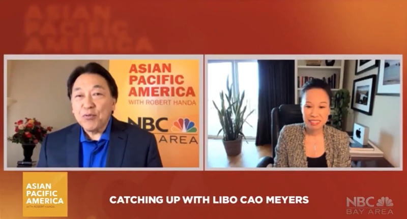 NBC Bay Area — Asian Pacific America interviews with Libo Meyers by Robert Handa.